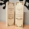 Dvi medinės dėžutės su jaunųjų pažadais, širdžių motyvais ir ornamentais