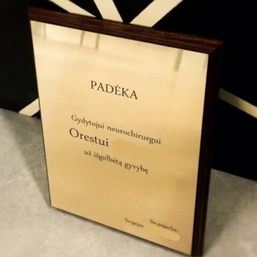 padeka-gydytojui
