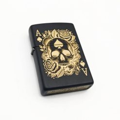 Lazeriu graviruotas metalinis ZIPPO žiebtuvėlis