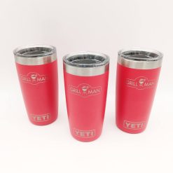Lazeriu graviruota metalinė YETI gertuvė su logotipu