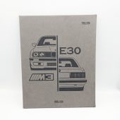 Ant odos išgraviruotas automobilio BMW E30 M3 vaizdas