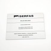 Šviesi „Serfas“ įrangos duomenų lentelė