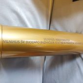 Laiko kapsulė pamatams su graviruotu įrašu