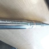 Metalinė gilzė su lazeriu graviruotu žymėjimu