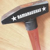 Plaktukas su lazeriu graviruotu tekstu