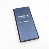 Lazeriu graviruotas metalinis išorinis akumuliatorius