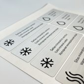 Metalizuotų lipdukų gamybos pavyzdžiai