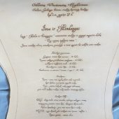 Lazeriu graviruotas odinis diplomo viršelis