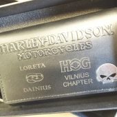 Personalizuota odinė piniginė su lazerine graviūra