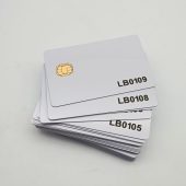 Plastikinės kortelės su lazeriu pažymėtais individualiais numeriais LB0105–LB0109
