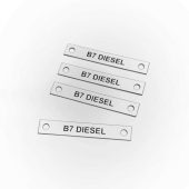 Keturios „BT Diesel“ techninės lentelės su tvirtinimo angomis